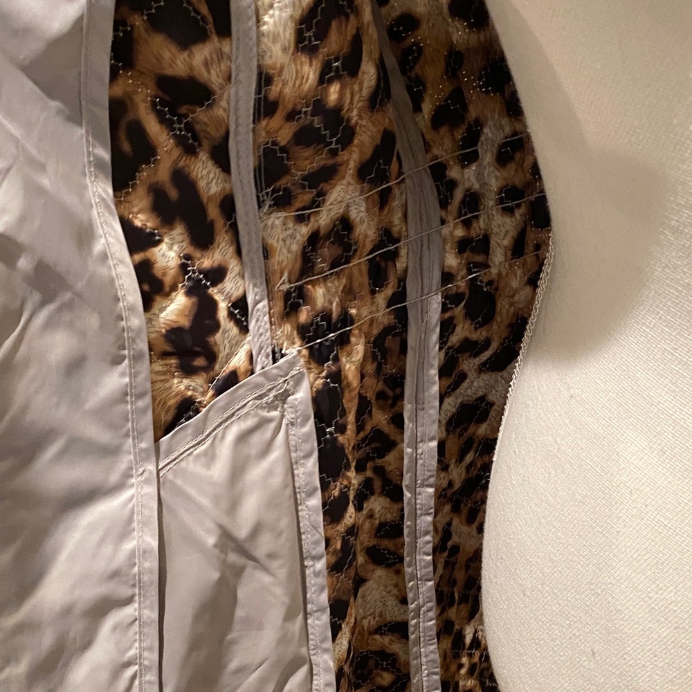 Women's Quilted “laundry buy Shelli Segal” Jacket - Silver - Picture 4 of 10